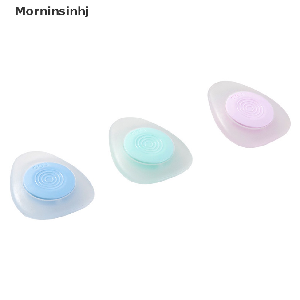 Mornin 3Pcs / Set Penghapus Gel Erasable Bentuk Oval Motif Kartun Untuk Perlengkapan Sekolah