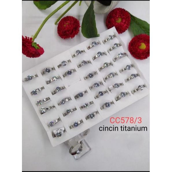 Cincin Titanium Anti Karat Terbaru cc578/3