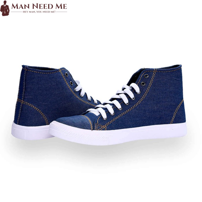 Sepatu Pria Denim| Sepatu Sneakers / Boots