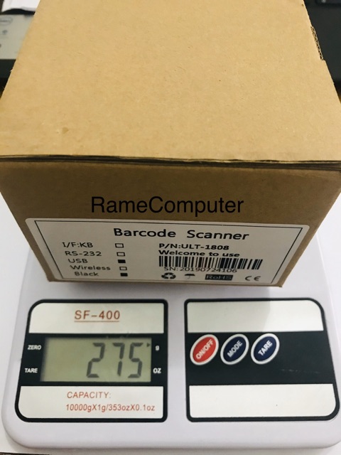 Barcode Scanner Laser 1D ULT-1808 USB