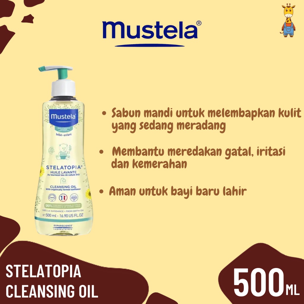 Mustela Stelatopia Cleansing Oil 500ml