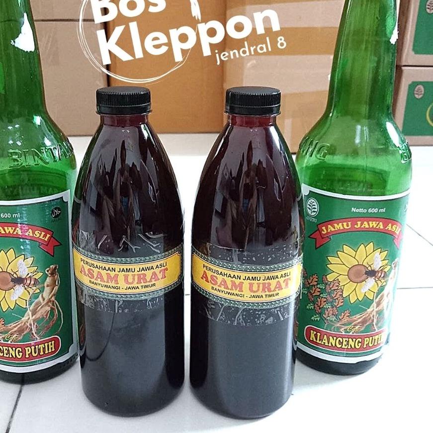Swip up❄️ JAMU PEGAL LINU ASAM URAT KLANCENG PUTIH REPACKING KE BOTOL PLASTIK 600ML HOT Product/[Ter