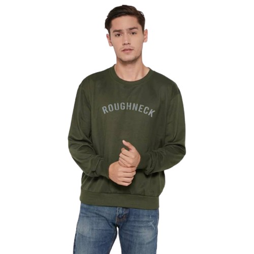 SWEATER ROUGHNECK BASIS CREWNEK PRIA WANITA TERBARU / SWEATER ROUGNEK PREMIUM FONT SABLON TERLARIS