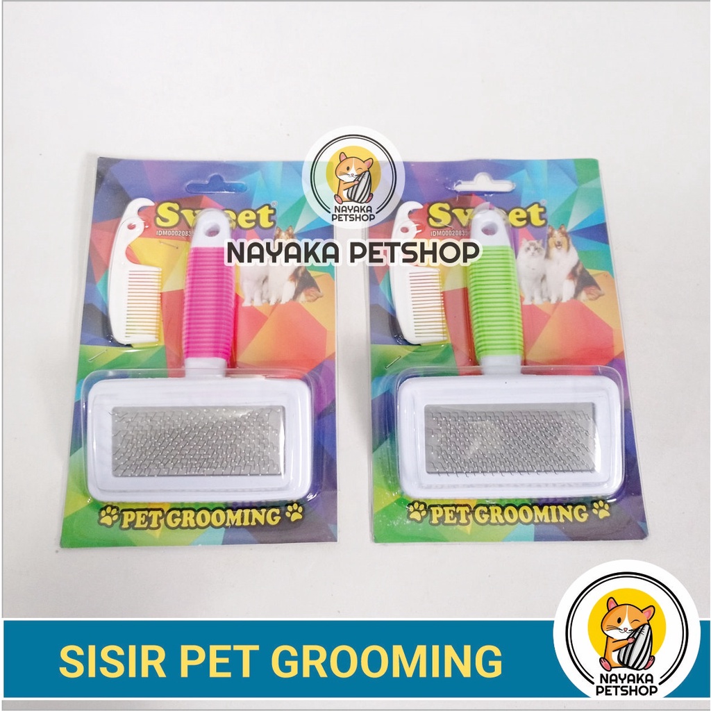 Pet Grooming Sisir Kucing Hewan Musang Kelinci Marmut