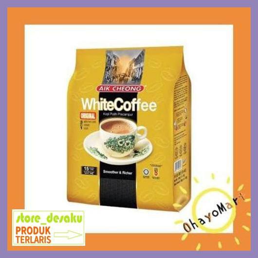 

57Ryr68- Aik Cheong White Coffee/ Instant White Coffee / Coffee 3In1 600G 15S 4E57Edu-