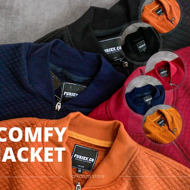 Terlaris.. COMFY JACKET / JAKET COMFY PRIA / JAKET BOMBER COMFY / COMFY JAKET PREMIUM