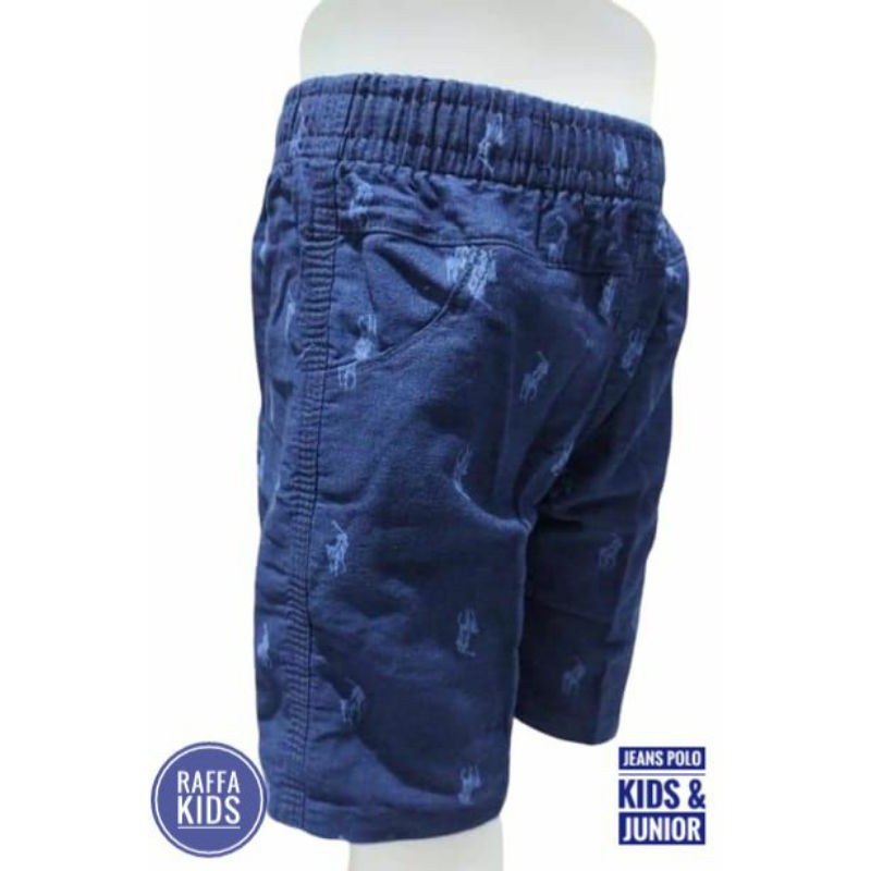 CELANA PENDEK JEANS MOTIF KUDA 1-7TAHUN BAHAN SOFTJEANS
