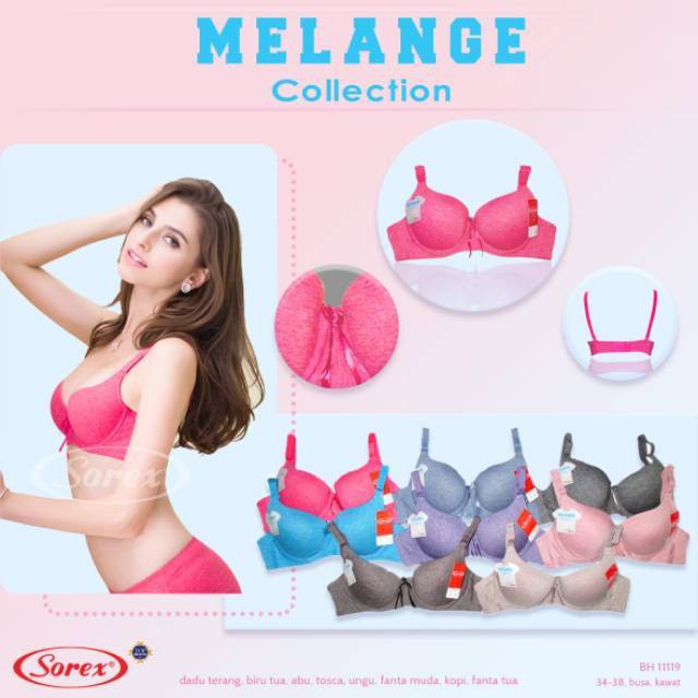 BH SOREX KAWAT 11119 SOREX  | Bra sorex | BH sorex ada kawat dan busa | kancing 2 | BRA WANITA