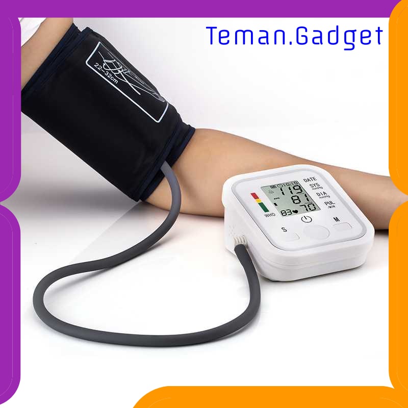 TG-FE348 TAFFOMICRON PENGUKUR TEKANAN DARAH ELECTRONIC SPHYGMOMANOMETER - B869