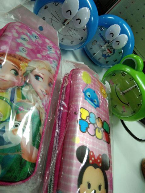 Jam Alarm /  Weker Bulat Karakter Doraemon