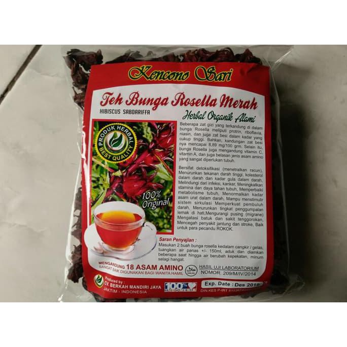 

SPECIAL!! Teh Seduh Bunga Rosella Merah Kencono Sari