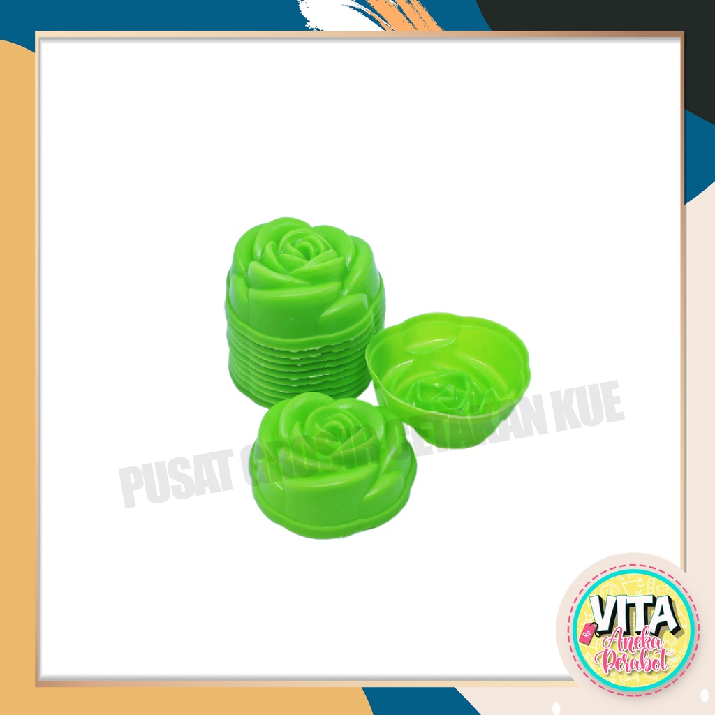 Cetakan Bolu kue / puding  Mawar Besar dan Kecil Perbiji paling laris