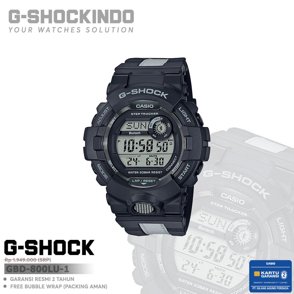 Casio G-shock GBD-800LU-1 / GBD-800LU-1DR Original