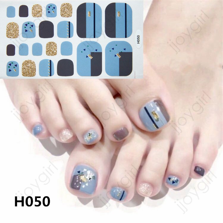 &lt;Jjoygirl&gt;H Nail sticker motif / sticker kuku / stiker kuku / nail stiker glitter / stripes design