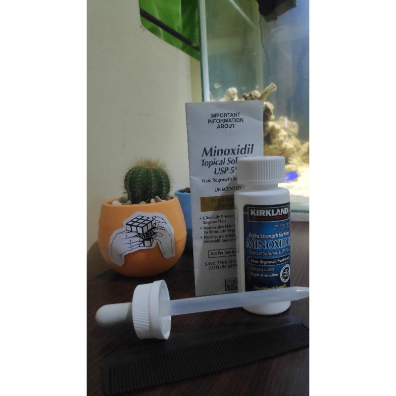 [ ORIGINAL TERMURAH ] PAKET BASIC MINOXIDIL DAN BIOTIN 7.500 PIPET ORI (penumbuh brewok dan rambut)