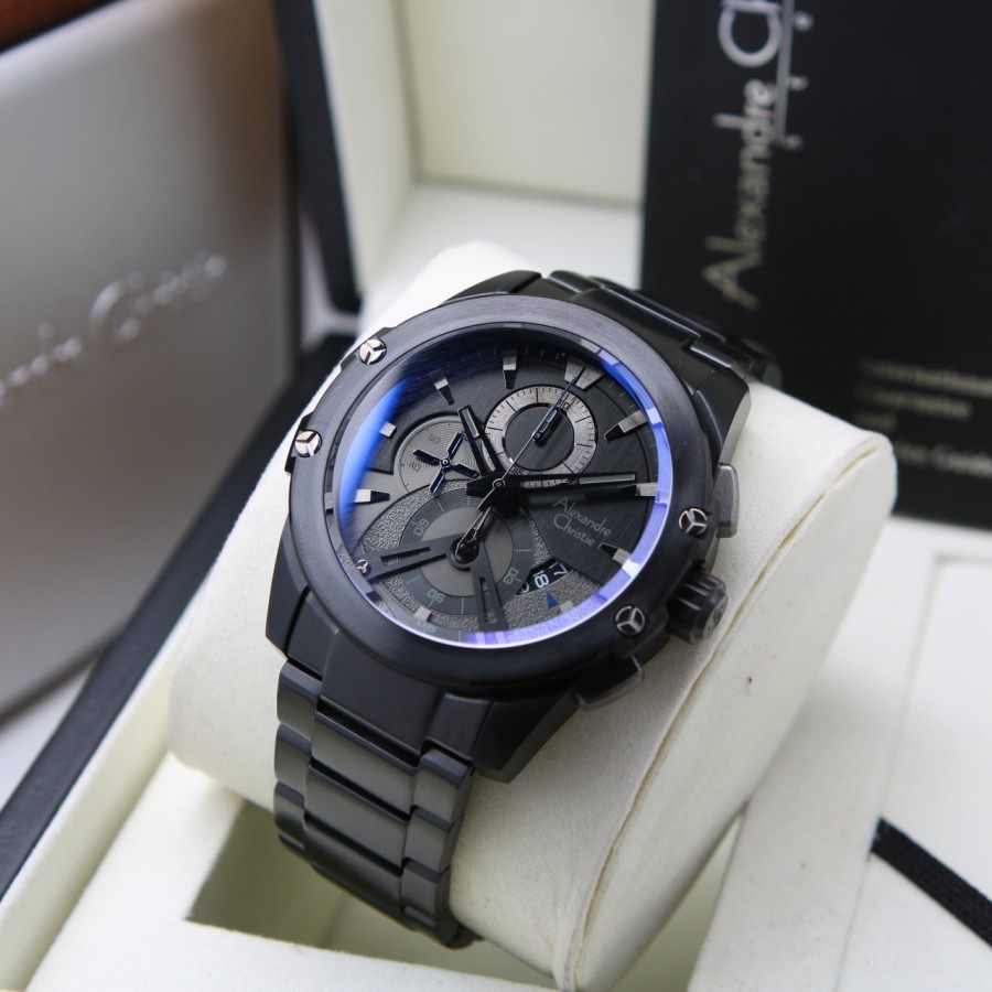 JAM TANGAN PRIA ALEXANDRE CHRISTIE AC 6607 RANTAI ORIGINAL GARANSI RESMI 1 TAHUN