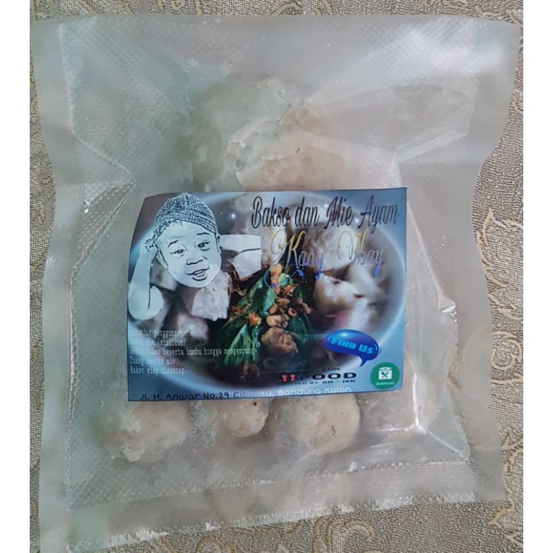 

bakso beku 1 porsi Kang Ibay komplit 200gr