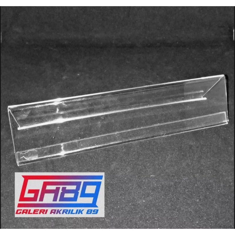 

Papan nama Akrilik Bolak balik uk 5 x 20 cm tebal 2mm