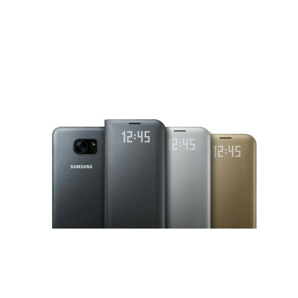 Led View Cover Case SAMSUNG GALAXY S7 EDGE ORIGINAL || LED WALLET