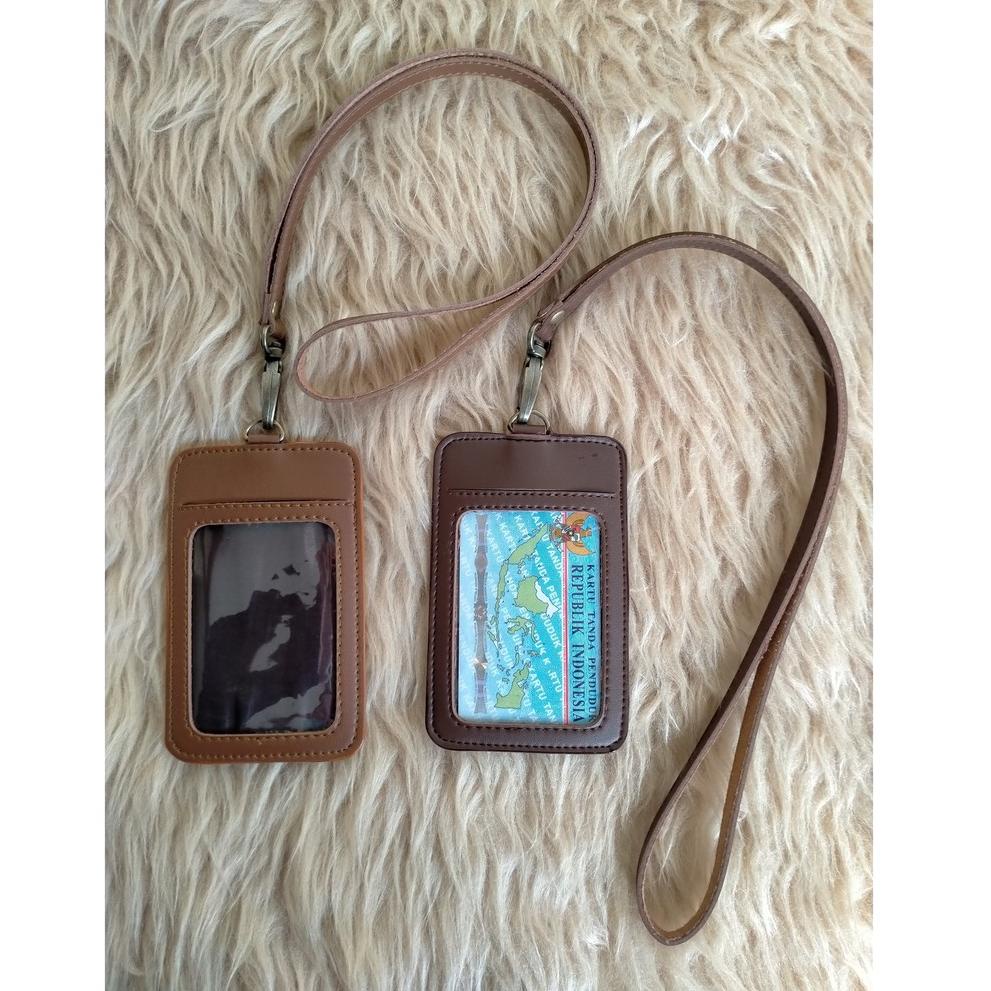 

vak-44 Id Card Kulit Name Tag Kulit Card Holder Termurah ^^