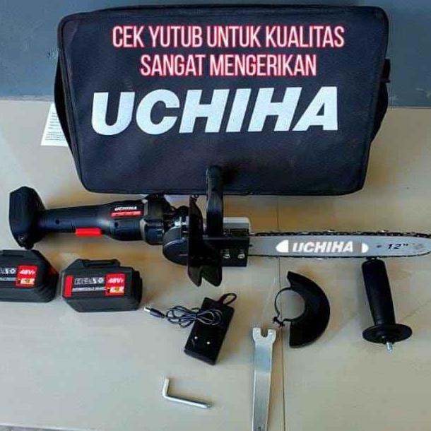 ➢Best Produk✦ mesin gerinda baterai tanpa kabel cordless chain saw mini senso uciha uchiha original