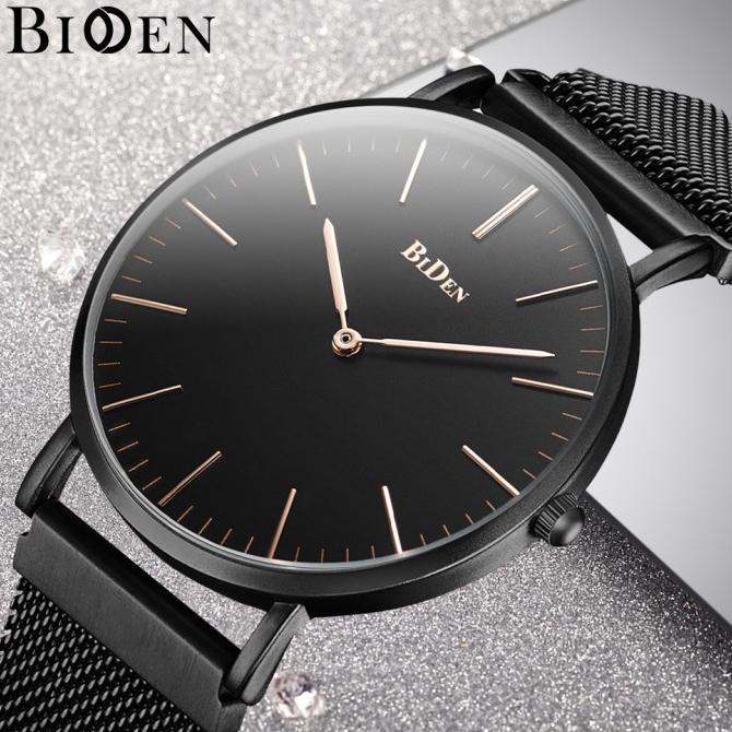 jam tangan Biden pria wanita fashion elegant bisnis sport quartz