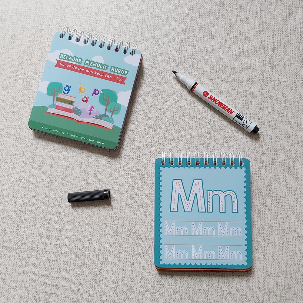 

Wipe and Clean Book Belajar Menulis FREE Spidol Boardmarker Rp42.000