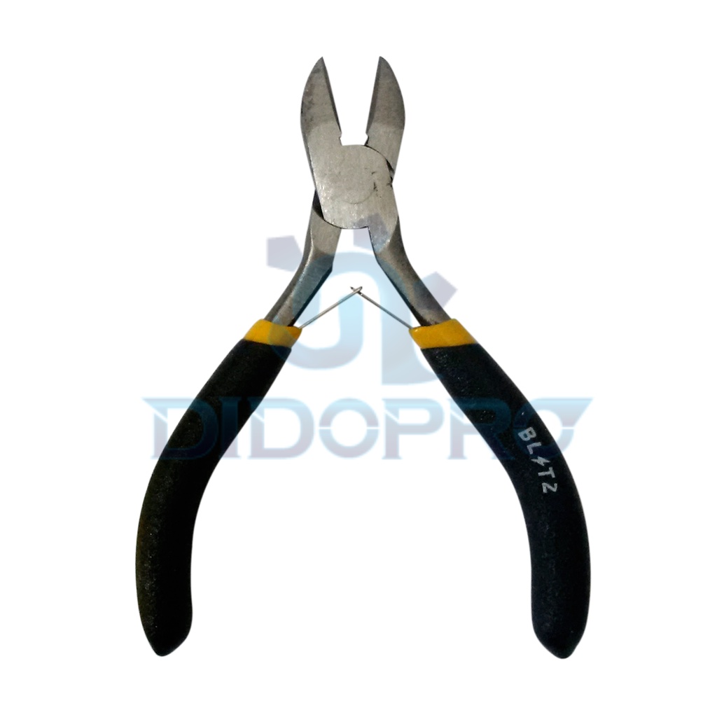 Tang Potong Biasa Merk Blitz Pemotong Kawat Behel Power Innovation High Quality Mini Plier 4.5&quot;