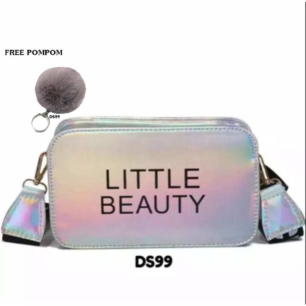 TAS SELEMPANG TAS SAMPING BAHU KECIL STRAP TALI PANJANG LEBAR BESAR HOLOGRAM WANITA CEWEK PEREMPUAN