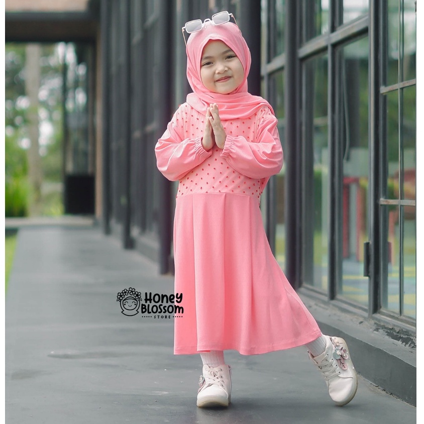 HONEYBLOSSOM gamis bayi perempuan 6 12 bulan / gamis bayi perempuan 1 tahun alesha