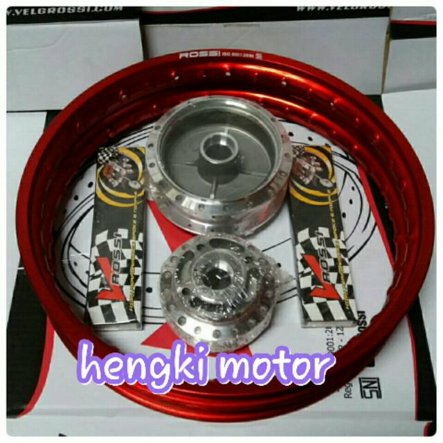 Velg jari jari motor,honda vario,beat,scoopy...ukuran 140x27 wm red