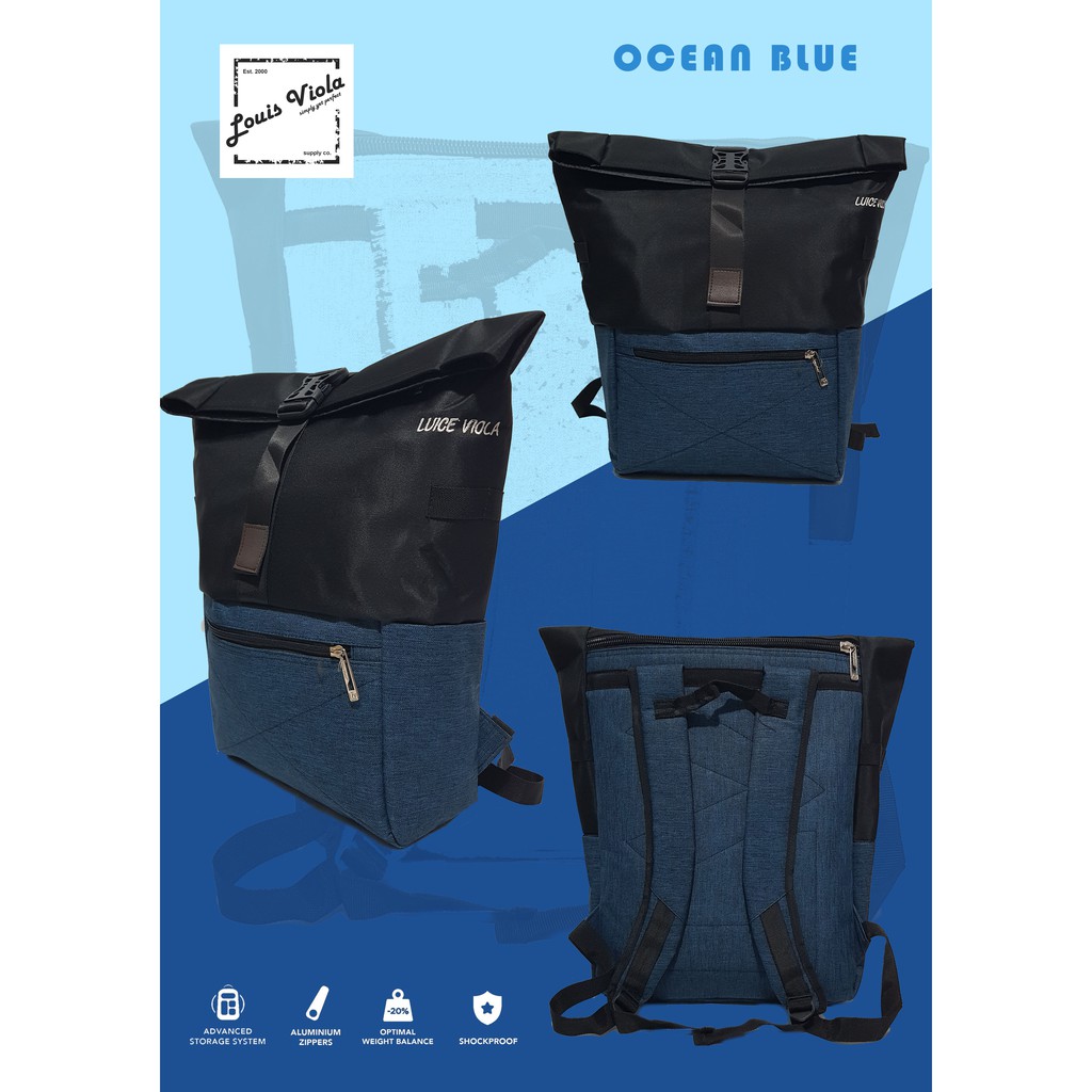 Tas Ransel Laptop Lv kanvas #406