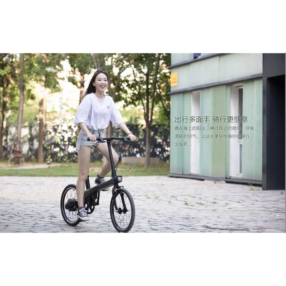 Xiaomi QiCycle EC1 Sepeda Elektrik Smart Bicycle 20 Inches - TDP02Z