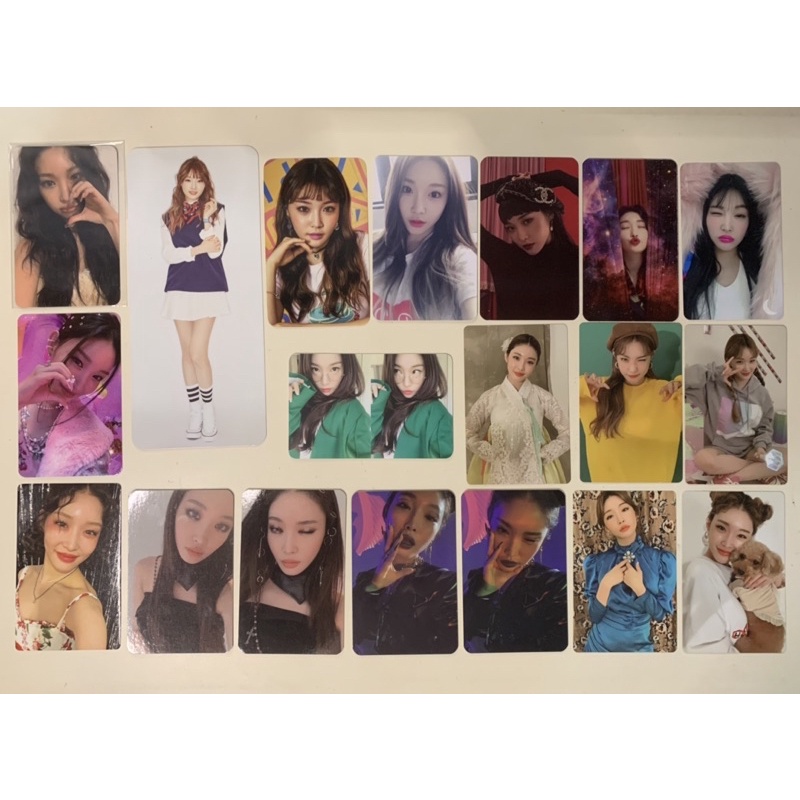 chungha album & non-album photocard (pc) – swipe right for price