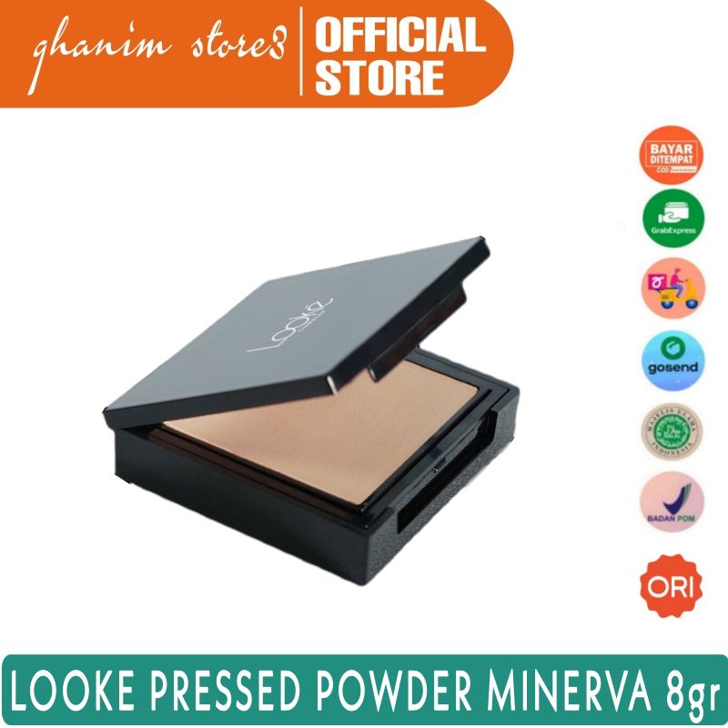 Looke Holy Perfecting Pressed Powder Minerva 8gr Original / Looke Bedak Padat / Looke Minerva / Look