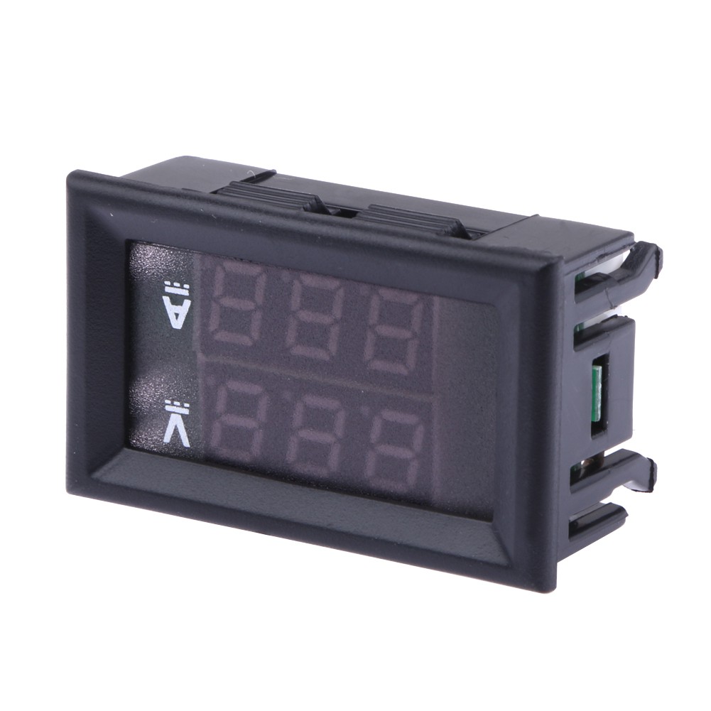 MOJITO Yanrifeng 100V 10A Voltmeter Ammeter Dual Color 3-Digit Display Current Voltage Meter