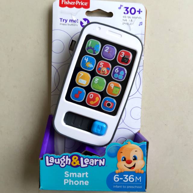 Fisher Price Laugh N Learn Smart Phone Hp Handphone Mainan Anak Balita Bayi Edukasi Edukatif Shopee Indonesia