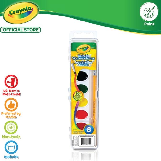 

Crayola Paint with Brush - 8 Color