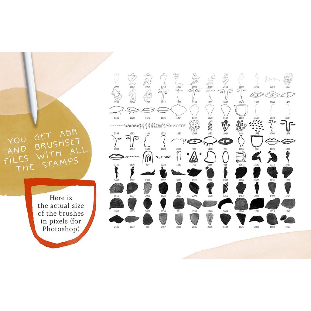 Procreate Brush - Primeval Photoshop Procreate Brushes Aesthetic