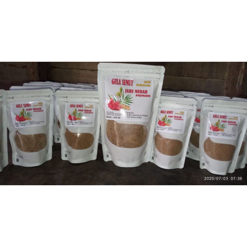 

gula semut jahe merah premium