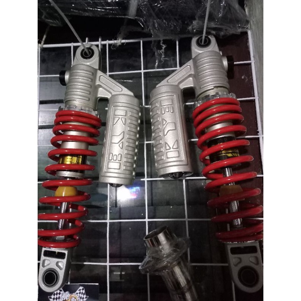 Shock KYE model shock KYB kompetisi import Helibars uk 320 dan 340 klik rebound fungsi