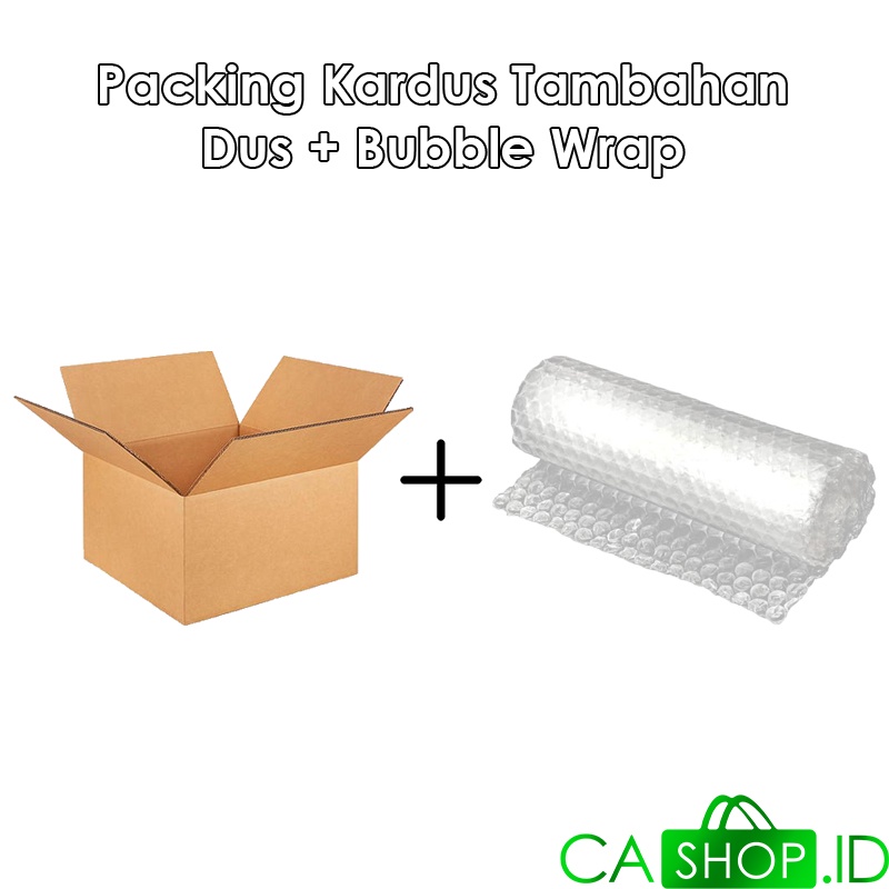

Packing Kardus Tambahan Dus + Bubble Wrap - Extra Pengemasan Handphone / Laptop / TV