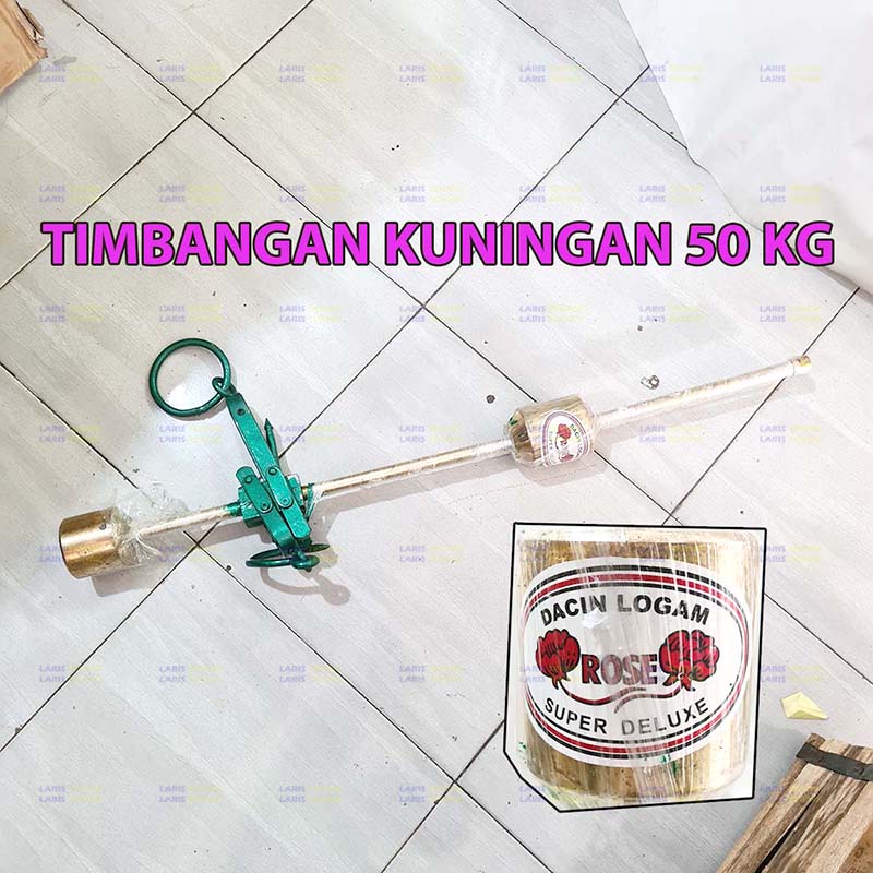 Timbangan Kuningan Gantung 50 KG/Timbangan Kuningan ROSE 50KG/Timbangan Gantar Posyandu Ukuran 50KG 