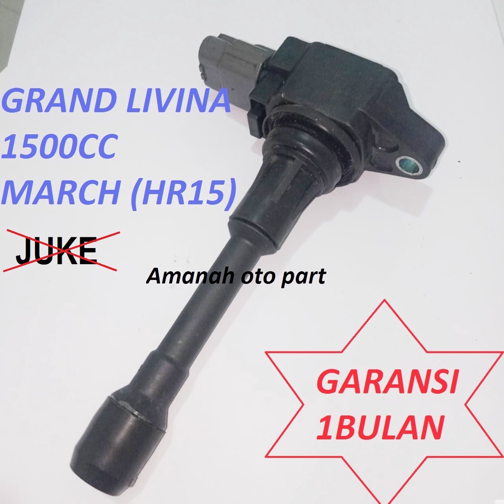 Coil KOIL Nissan Grand Livina Evalia Latio 1.5 HR15 22448-JA0 Copotan asli march ori original ignition