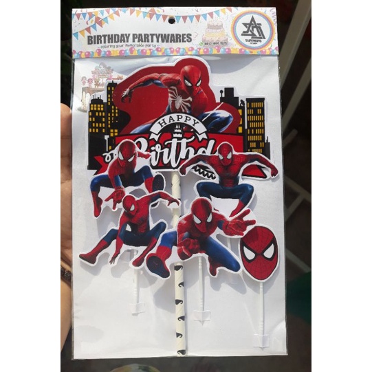 

TOPPER KUE / HIAS KUE KARAKTER SPIDERMAN TERMURAH REAL PICTURE
