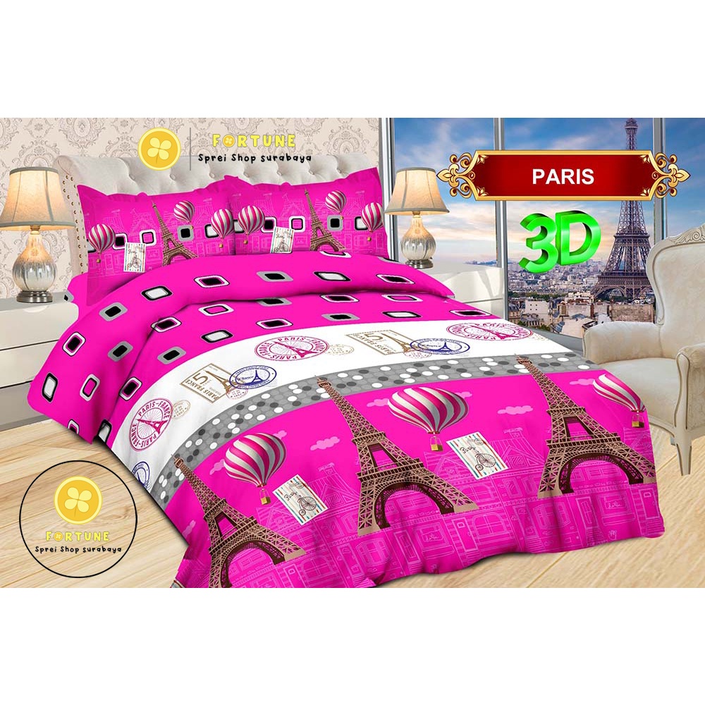 Sprei BONITA Motif Terbaru Minimalis 3D Disperse (BISA COD)