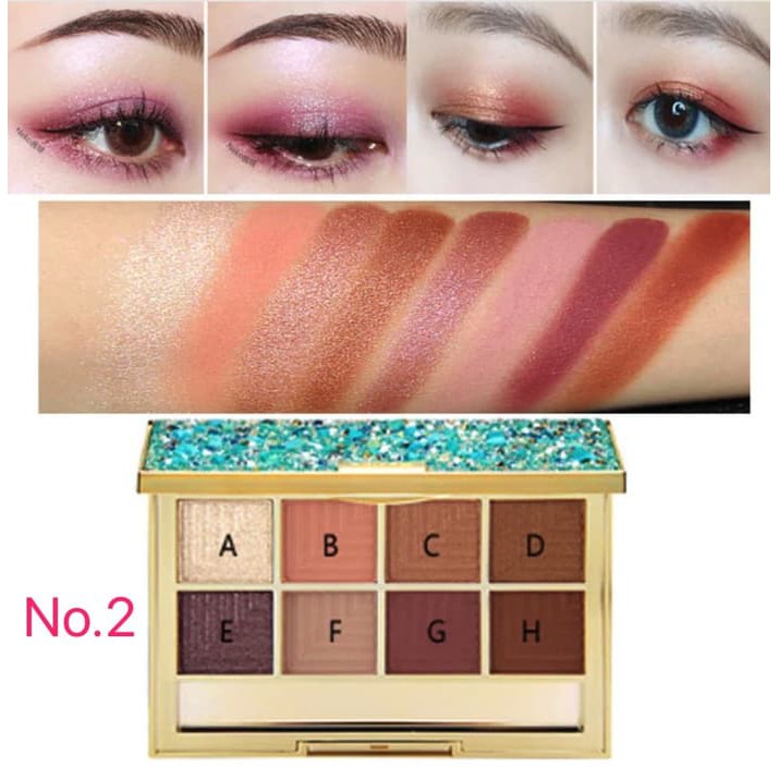 HOJO 8021 Starry Sky 8 Color Eyeshadow