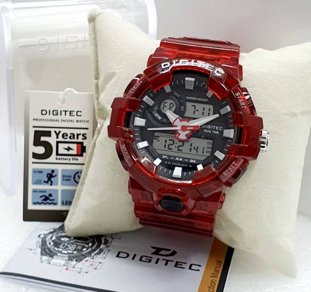 Jam Tangan Pria Digitec Original DG3112 Tahan Air