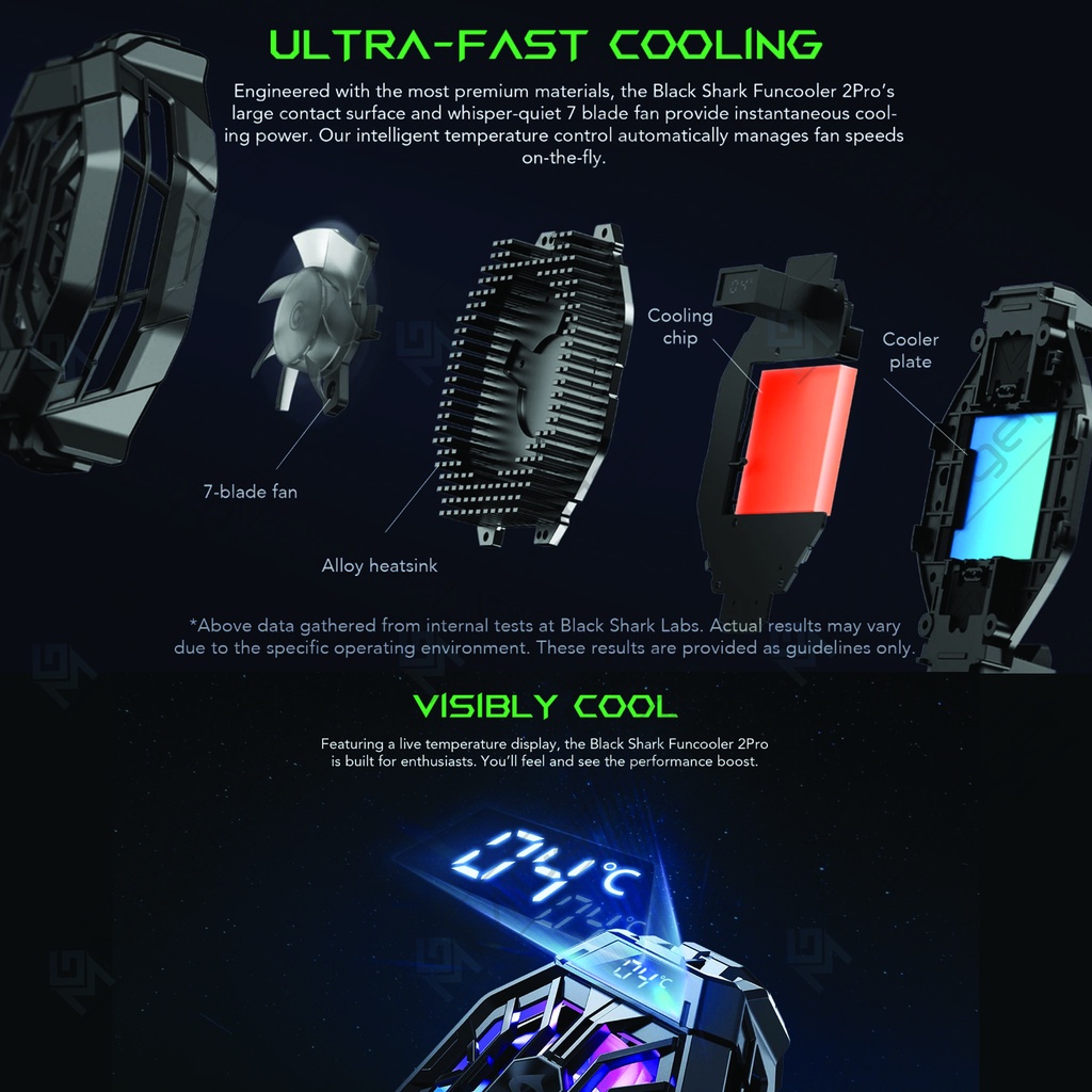 Blackshark Black Shark FunCooler 2 Pro - Kipas Pendingin HP Gaming