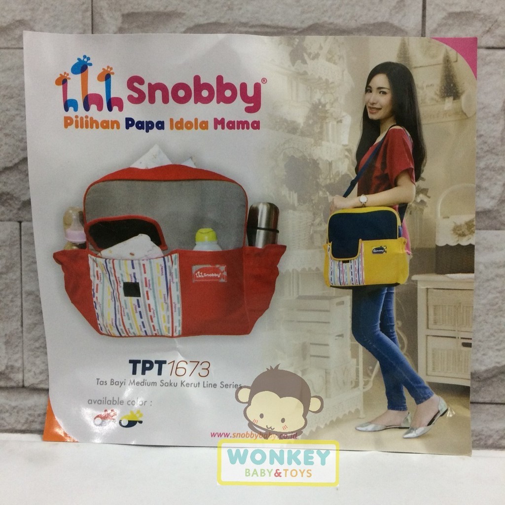 Tas Bayi Sedang Snobby Saku Kerut TPT1673 Line Series